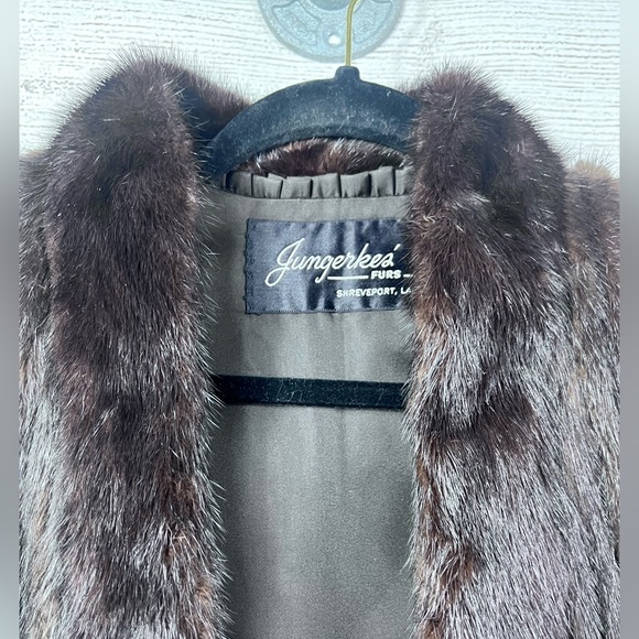 Vintage Open Front Mink Vest Jungerkes’ Furs Shreveport, LA Handmade 💗 - Picture 2 of 8
